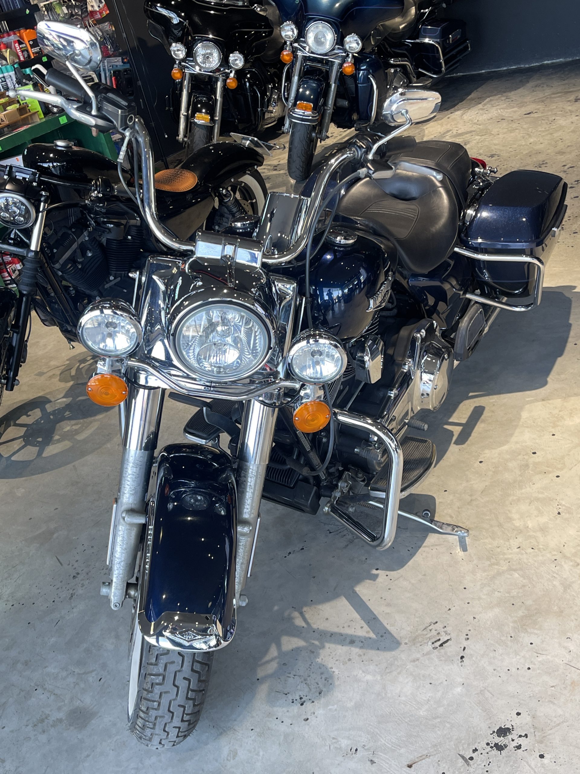 Harley-davidson Roadking blu full extra super cmim super gjendje troy motor albania tirane fier lushnje berat vlore sarande