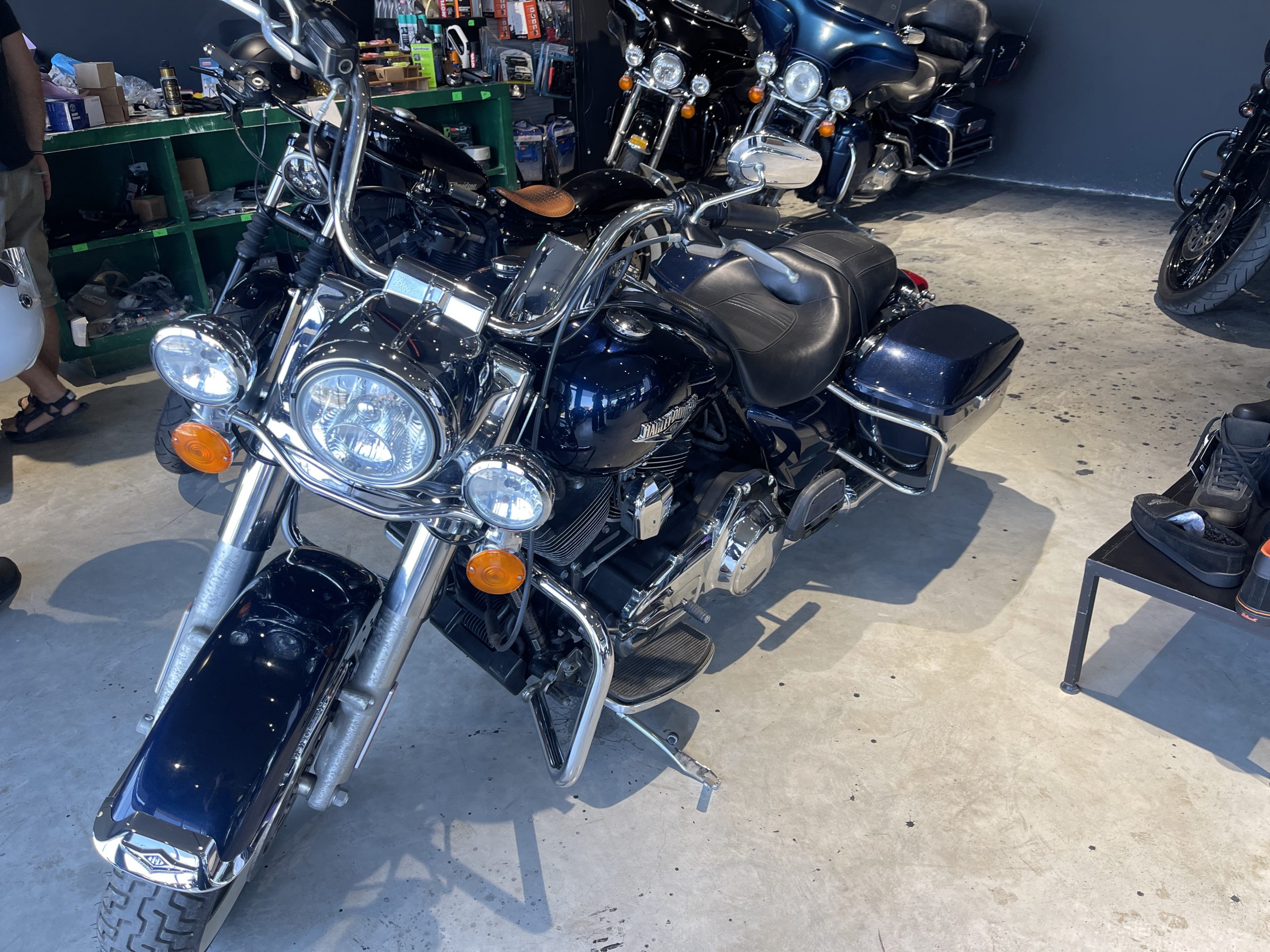 Harley-davidson Roadking blu full extra super cmim super gjendje troy motor albania tirane fier lushnje berat vlore sarande